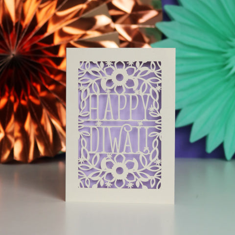 Papercut Diwali Card - 