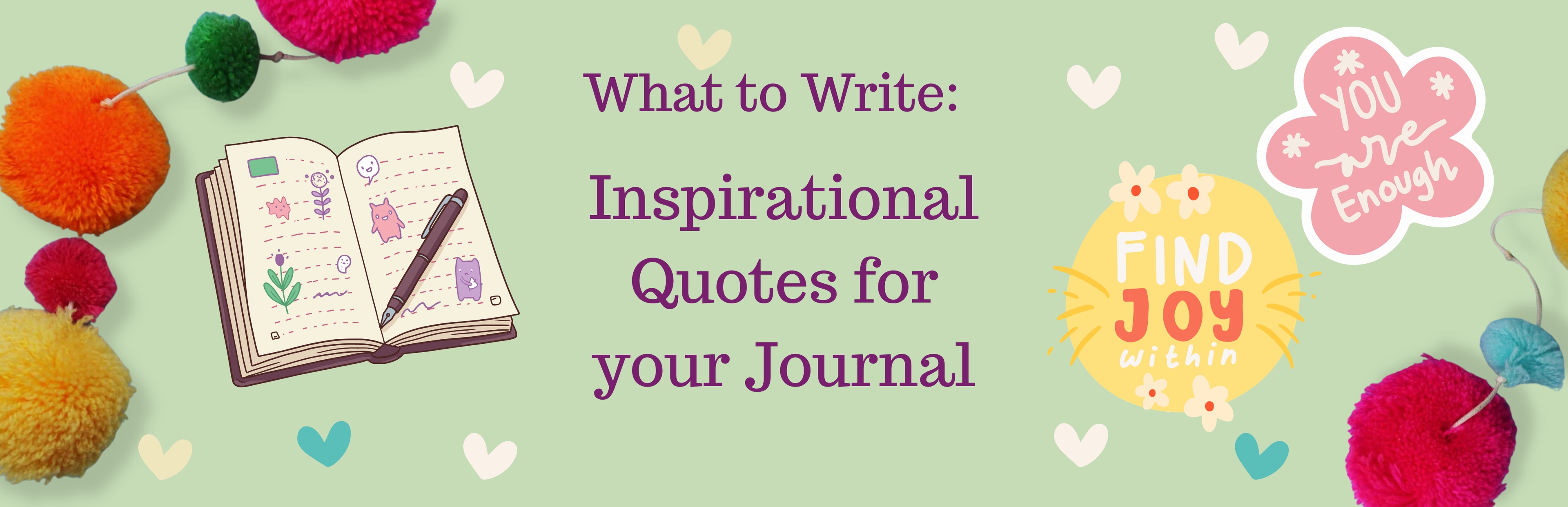What to write: inspirational quotes for your journal