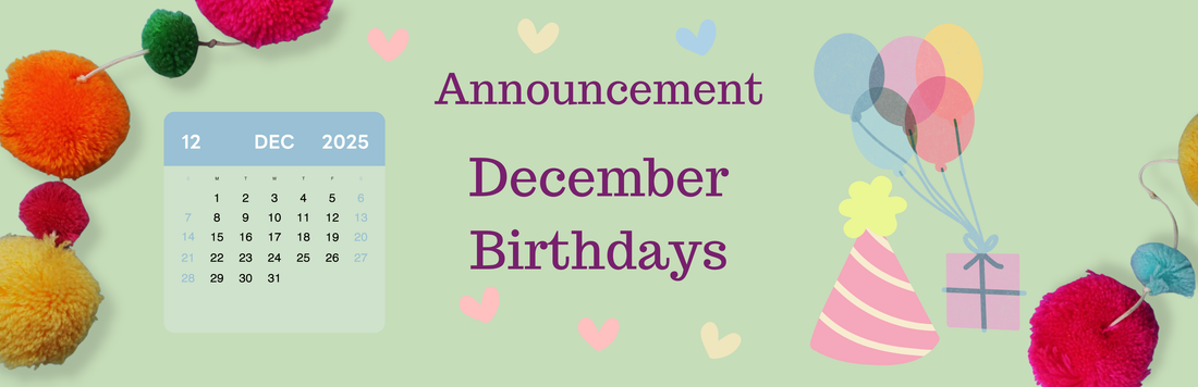 An Important Announcement Regarding December Birthdays