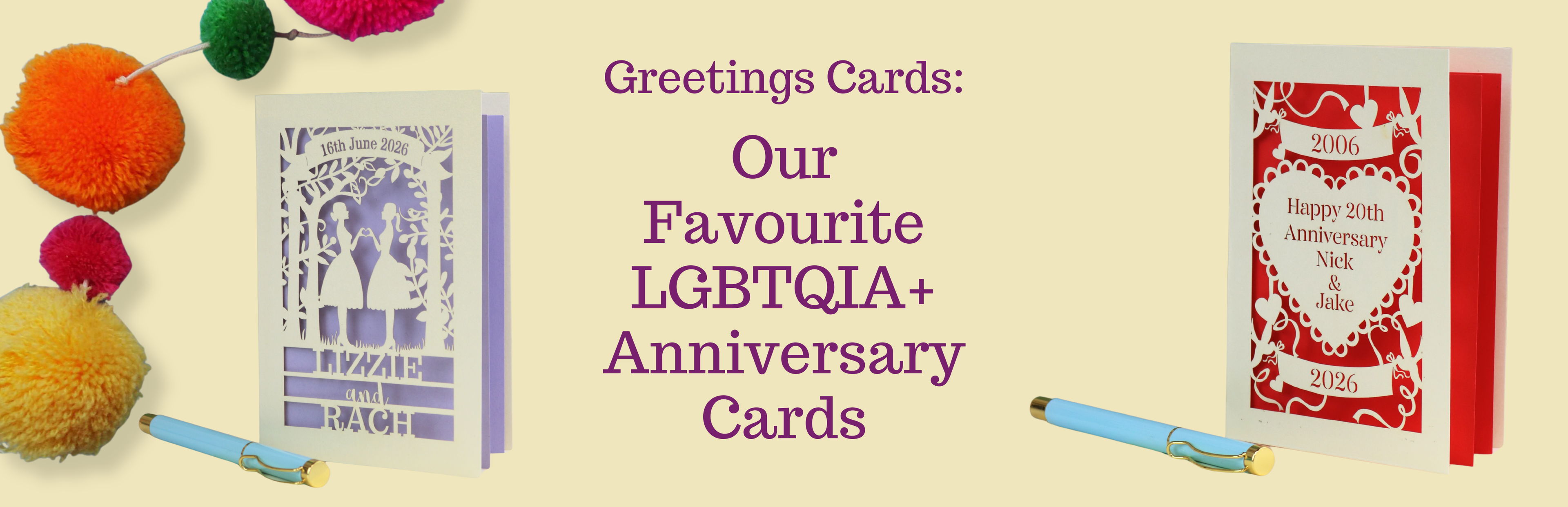 LGBTQIA+ Inclusive Anniversary Cards for Every Love Story