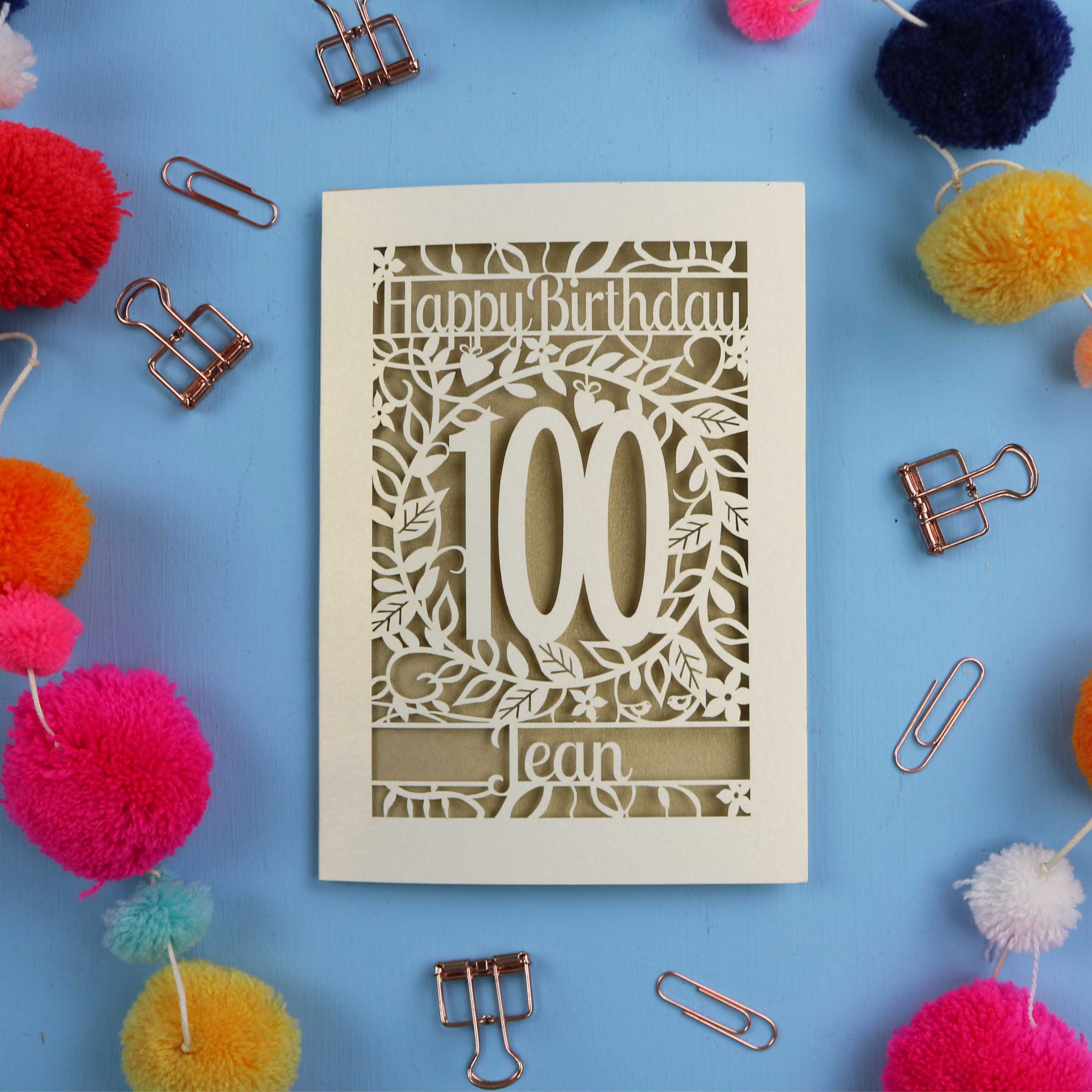 100th Birthday Cards