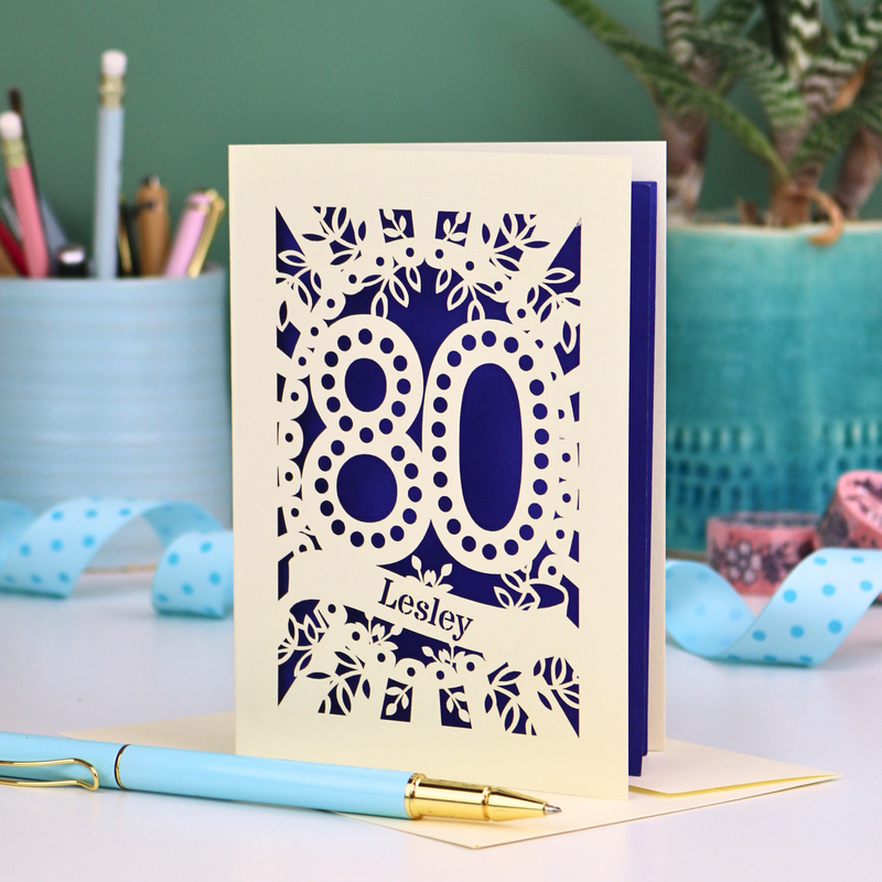 80th Birthday Cards