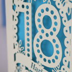 Personalised Birthday Card - Spotty Number