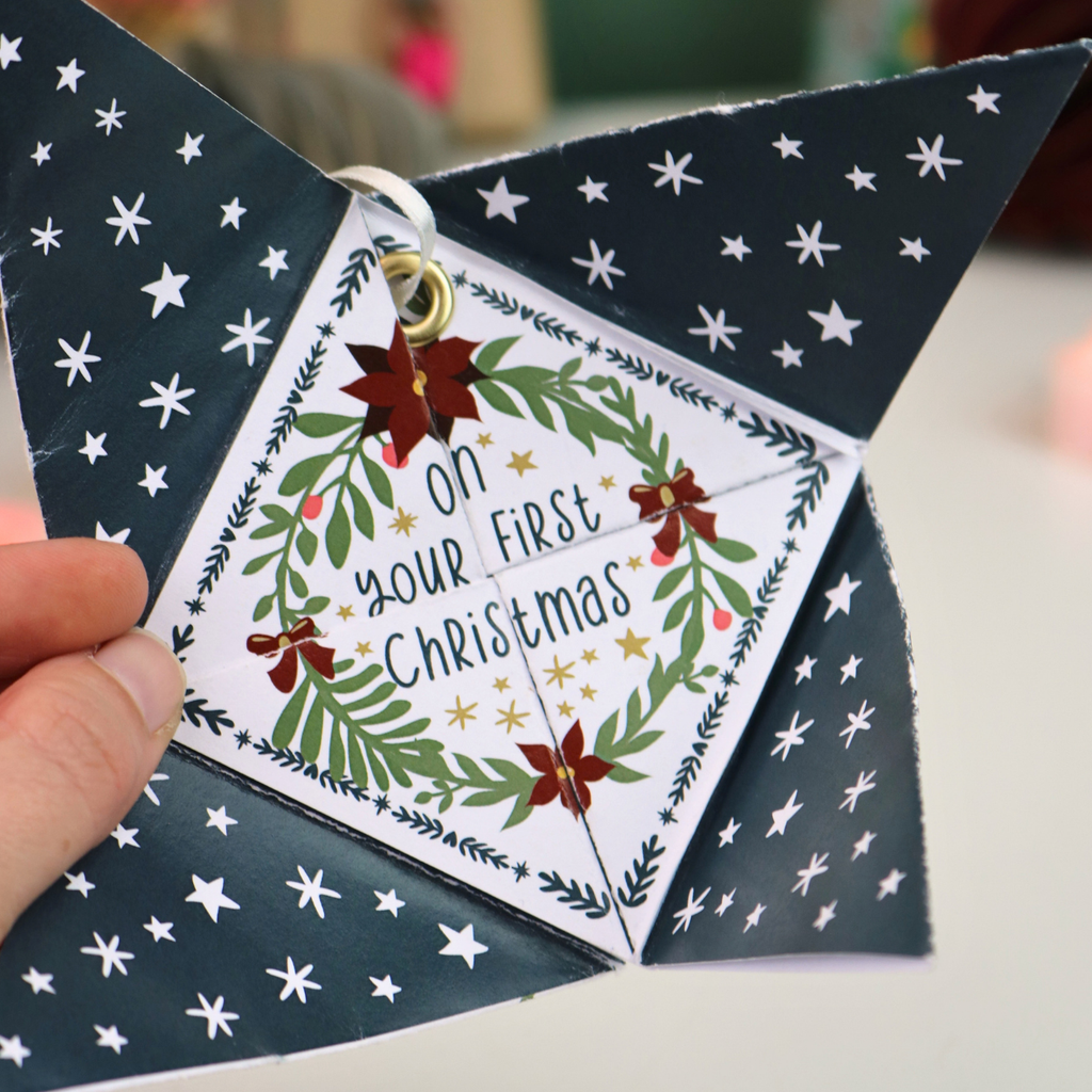 2026 First Christmas Puzzle Purse Photo Decoration
