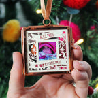 Papercut First Christmas Photo Decoration