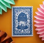 Baby's First Christmas Card - Printed Snow Globe Single or Pack of 6