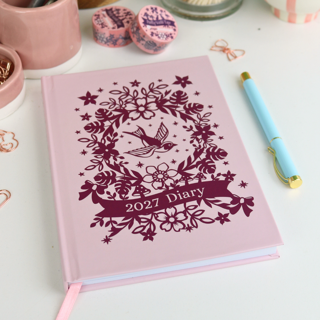 Whimsical 2027 Hardback Diary - Week to View
