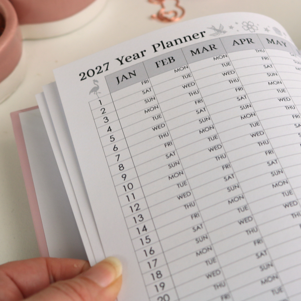 Whimsical 2027 Hardback Diary - Week to View
