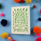 21st Birthday Card – Personalised Laser Cut Cupcake Stand Design