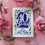 Ruby Wedding cards from UK