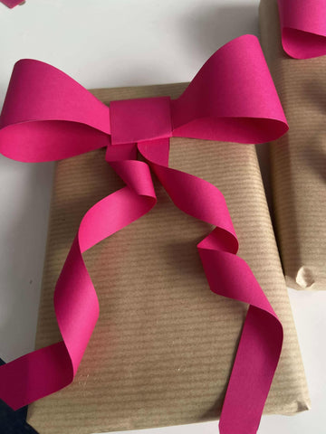 DIY Paper Bow Template Free Digital Download - 