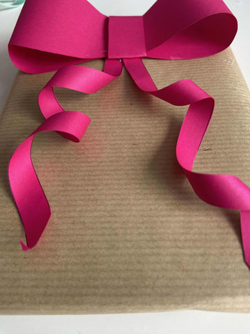 DIY Paper Bow Template Free Digital Download - 