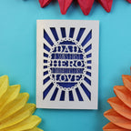 A father's day card that says "Dad, A son's first hero, a daughter's first love"
