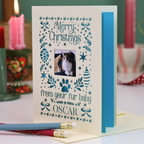 Pet Photo Christmas Card - From Your Fur Baby