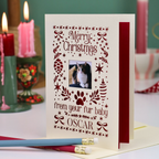 Pet Photo Christmas Card - From Your Fur Baby