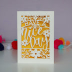 Papercut Have a Nice Day Card