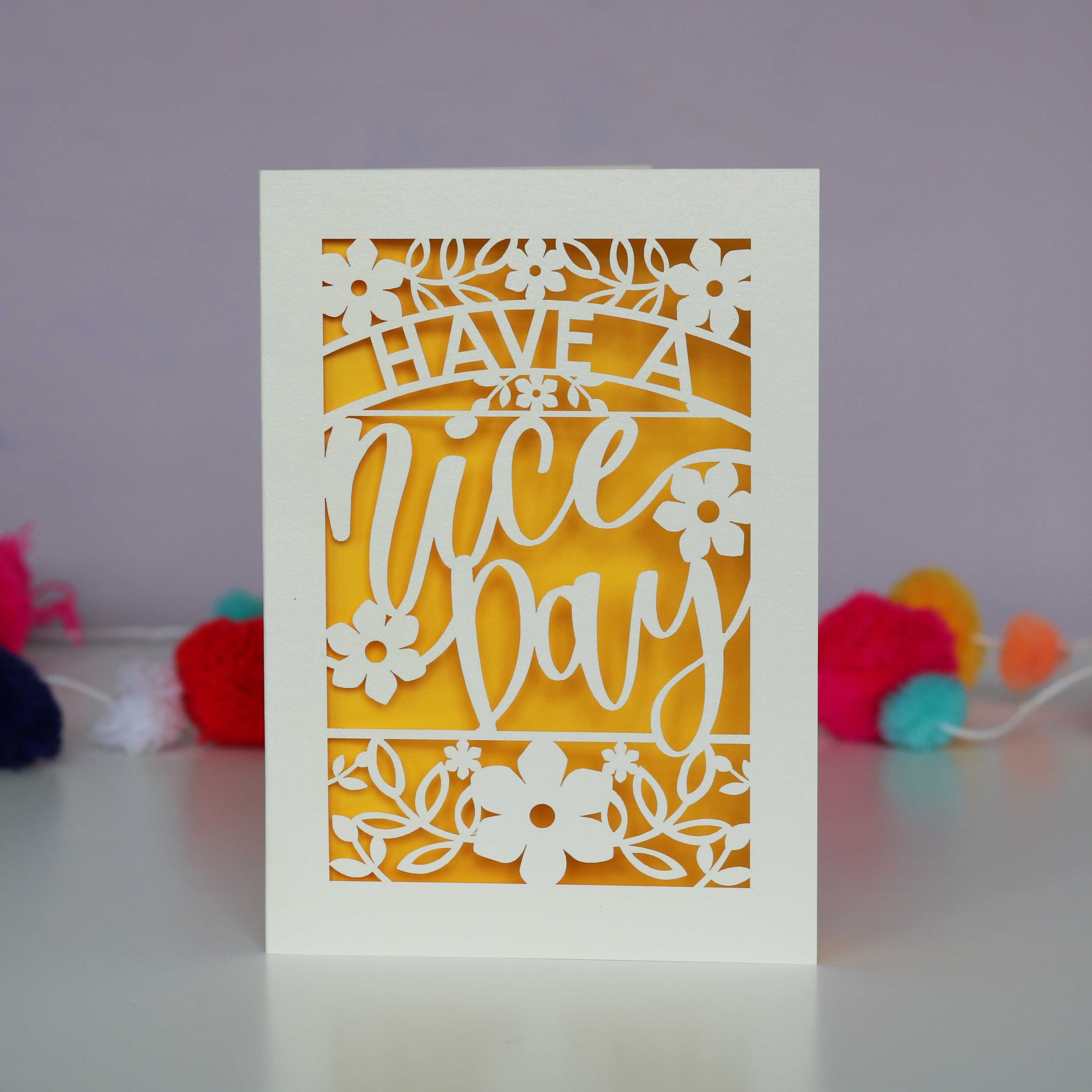 Papercut Have a Nice Day Card