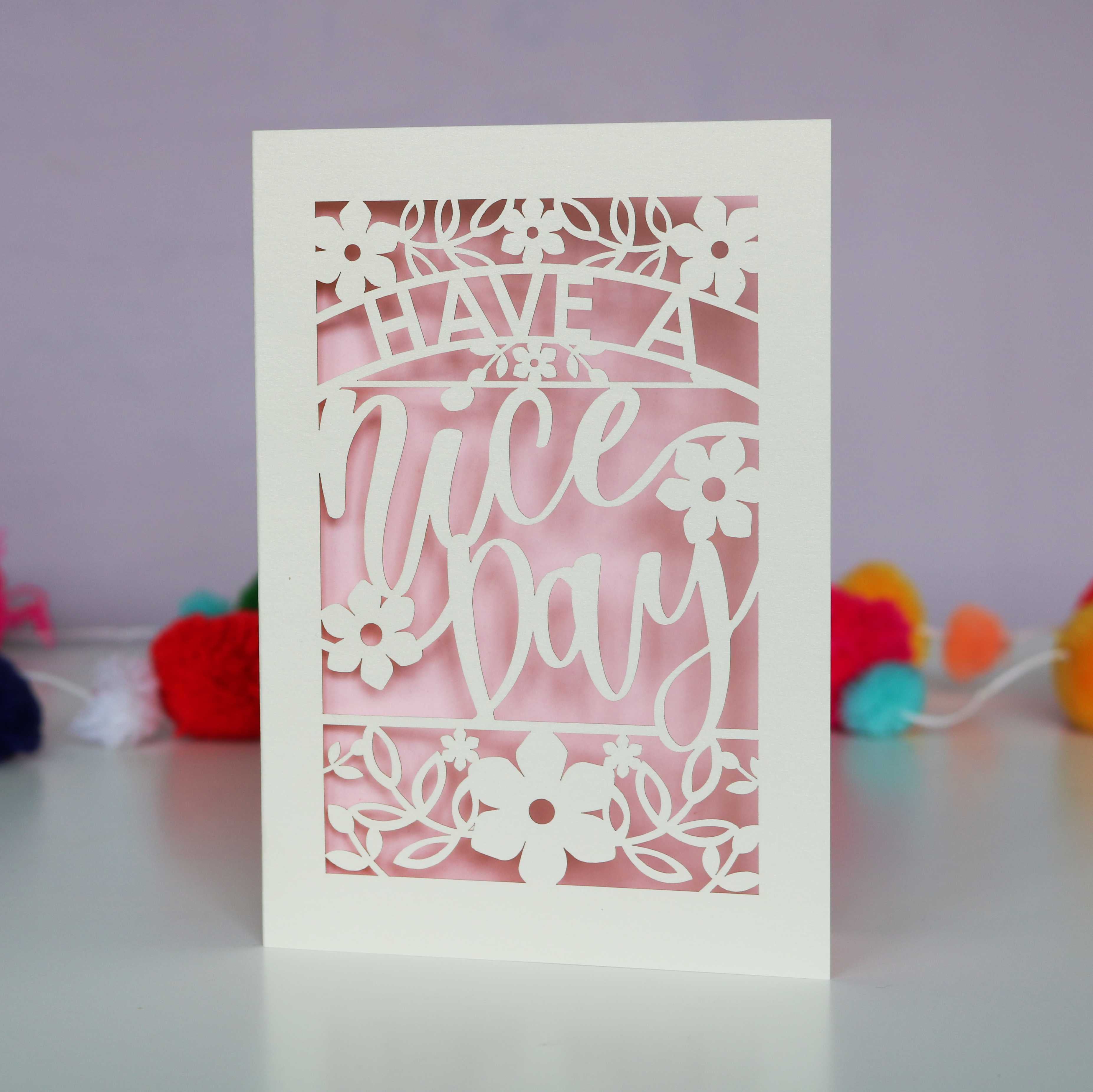 Papercut Have a Nice Day Card