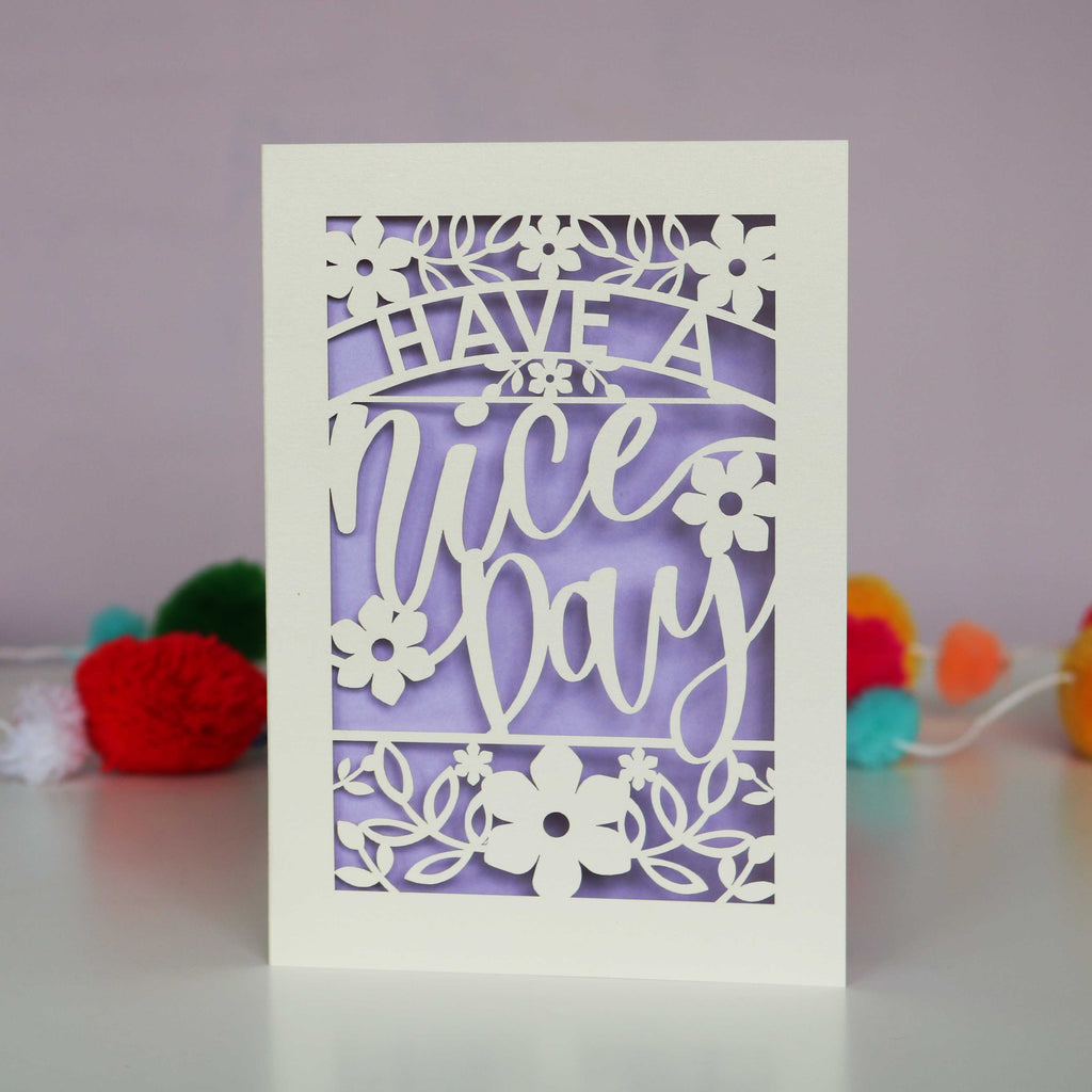 Papercut Have a Nice Day Card