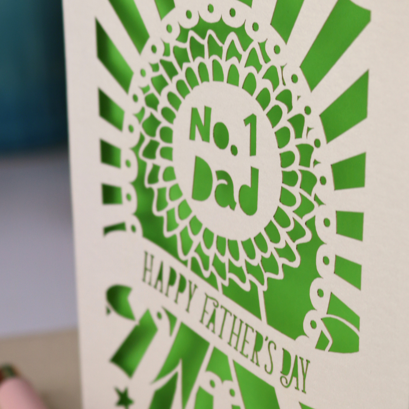 Number 1 Dad Father's Day Card