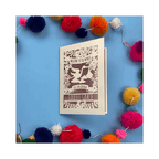 Personalised Floral New Baby Paper Cut Card