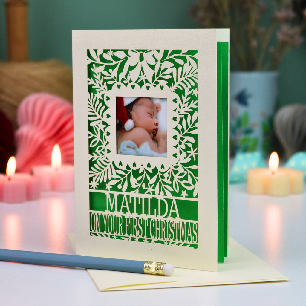 Baby's 1st Christmas Photo Card