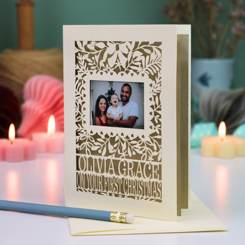 Baby's 1st Christmas Photo Card