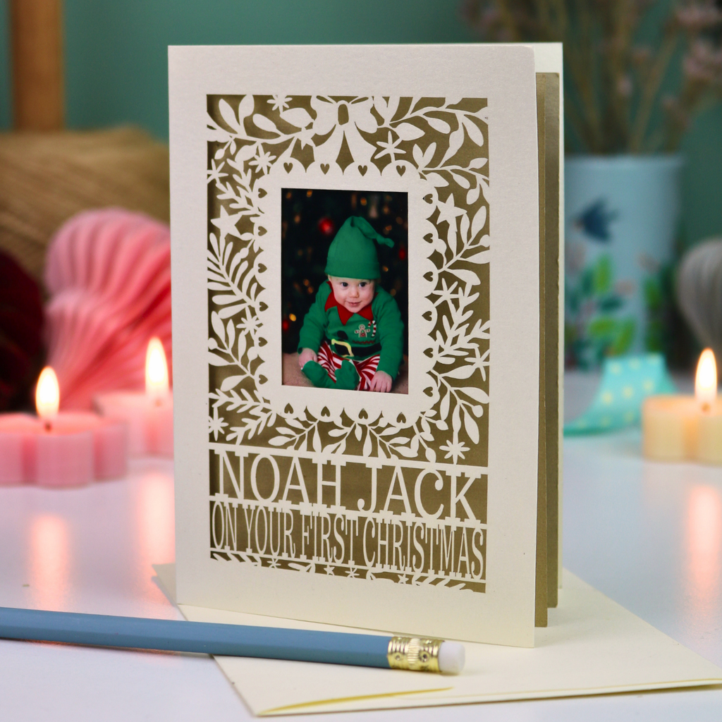 Baby's 1st Christmas Photo Card