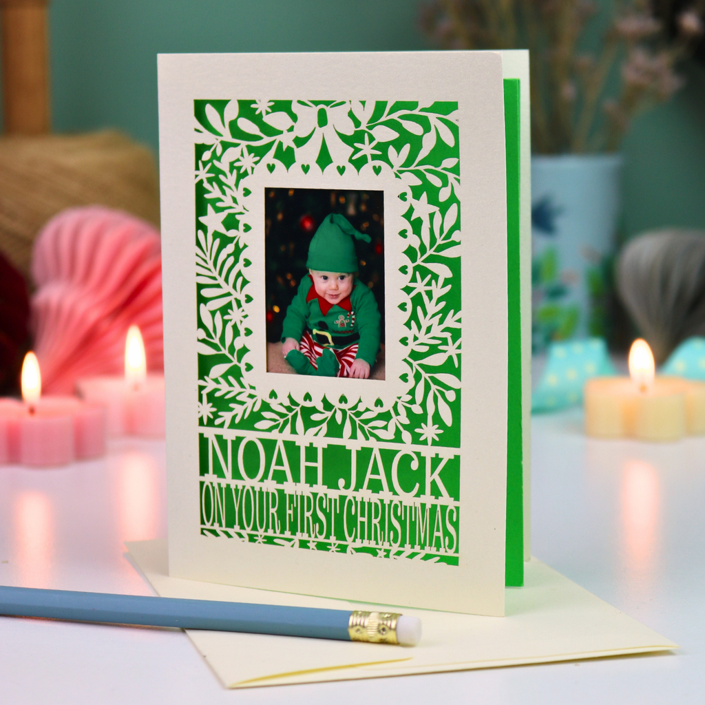Baby's 1st Christmas Photo Card