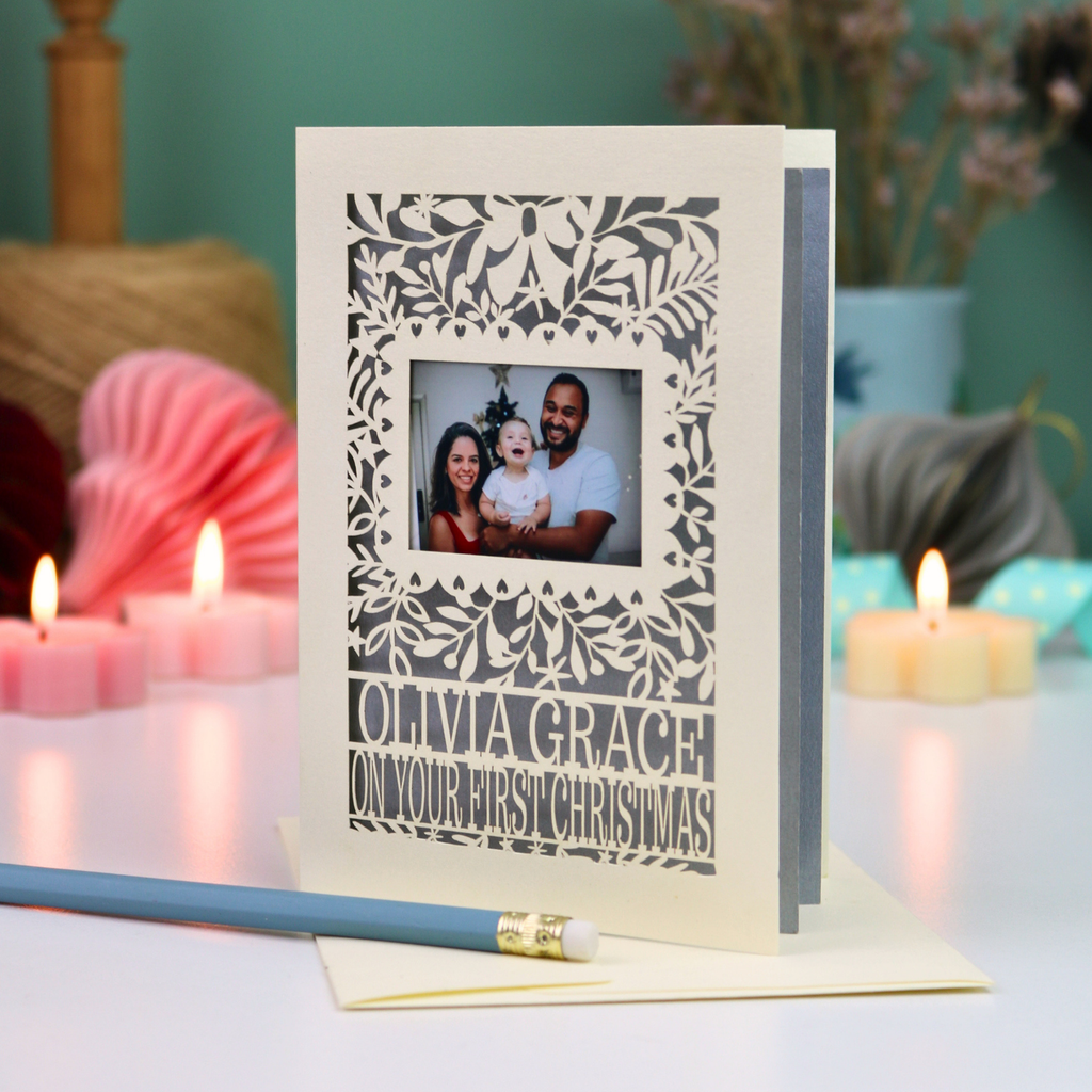Baby's 1st Christmas Photo Card