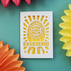 A thank you teacher card for the best teacher ever. Card is laser cut, hand finished and made in the UK