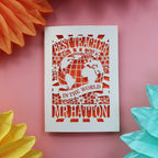 A personalised thank you teacher card for the best teacher in the world, made in the UK