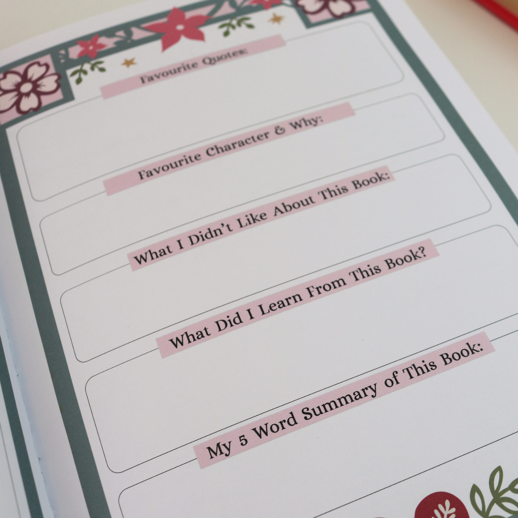 Reading Journal for Book Lovers