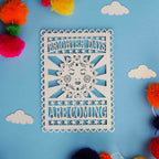 Brighter Days are Coming Papercut Postcard