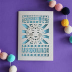 Brighter Days are Coming Papercut Card