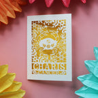 A crab birthday card for Cancer star signs