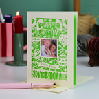 Christmas Photo Card - Bauble Design