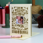 Christmas Photo Card - Bauble Design
