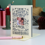 Christmas Photo Card - Bauble Design
