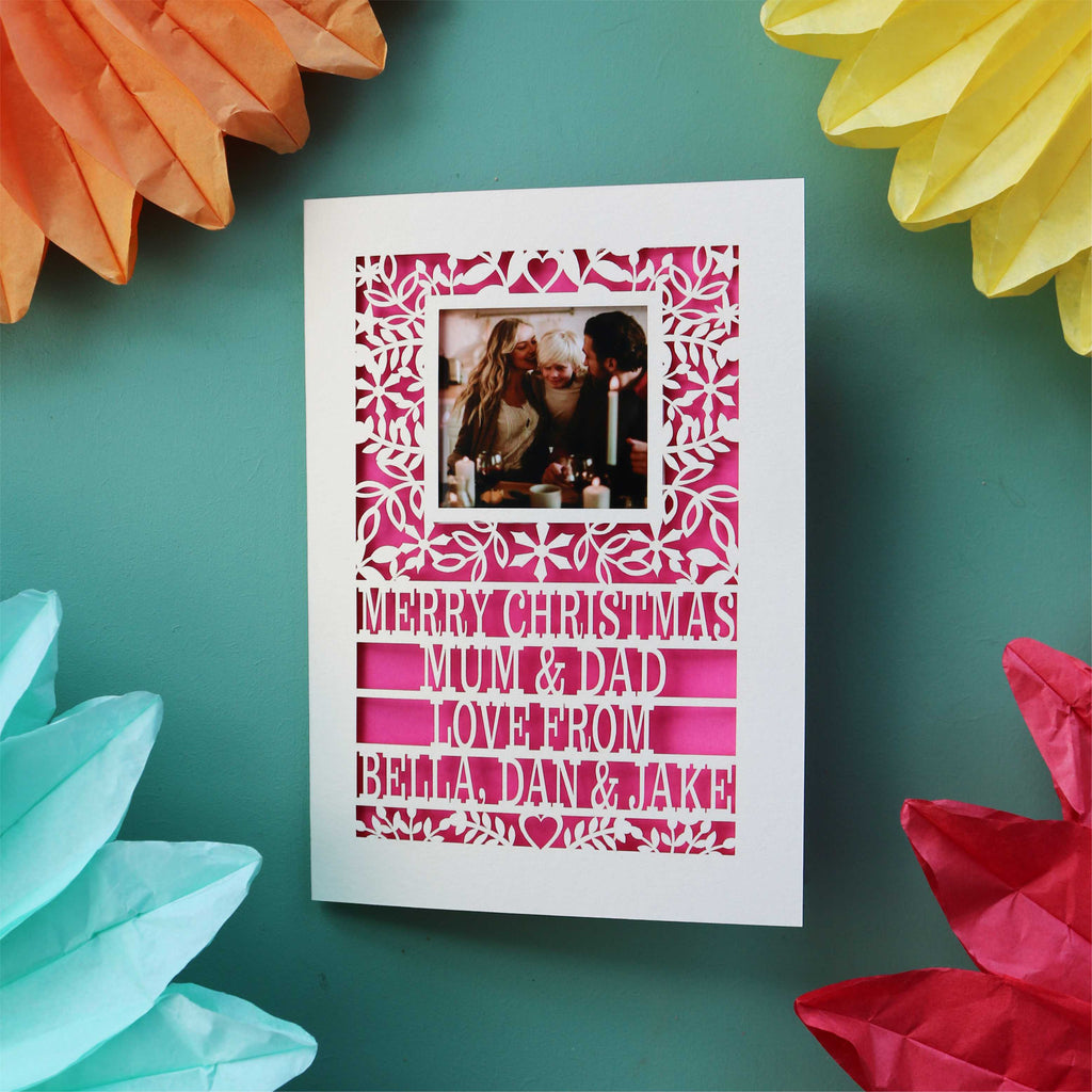 Personalised Christmas cards UK