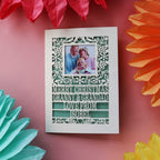 A laser cut Christmas card for grandparents