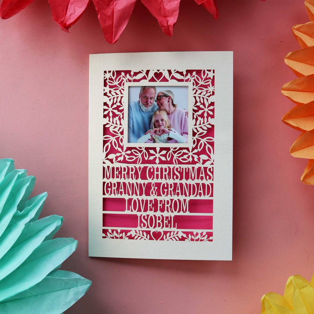 A keepsake Christmas photo card