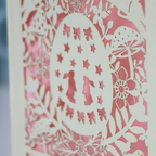 Personalised Papercut Easter Egg Card