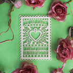 You Are Always Exactly Where You’re Supposed To Be Papercut Postcard