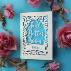 Personalised get well soon cards made in the UK