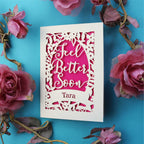 Feel better soon cards made in UK