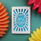 Laser cut 1st Fathers Day cards