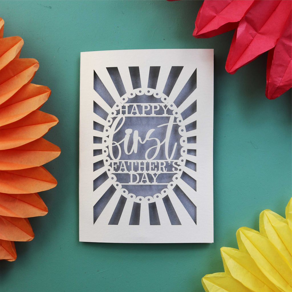 A first father's day card