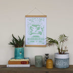 Personalised Floral Baby Print