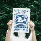 Personalised Floral Baby Print